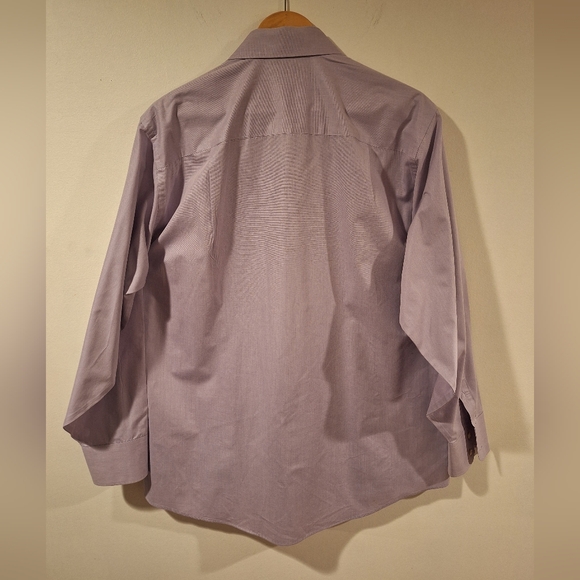 Geoffrey Beene Men's Wrinkle Free Dress shirt - Lavender Size Large - Picture 5 of 5